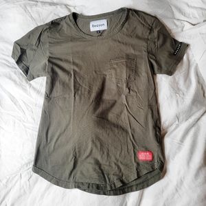 Olive Green Reason Tee